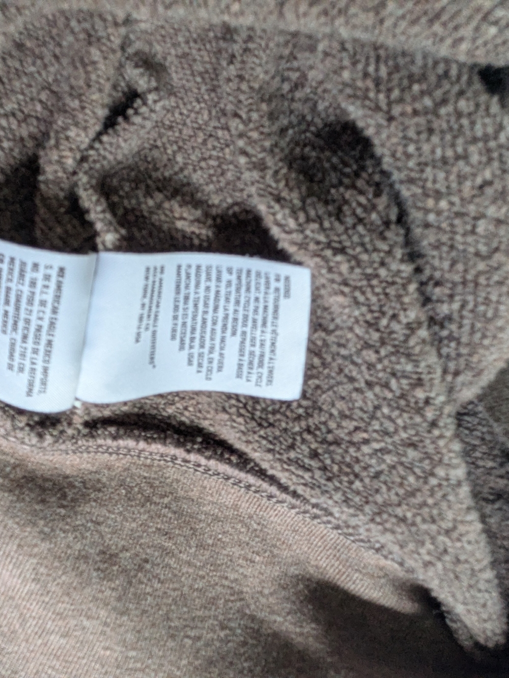 AE American Eagle Cozy Women's Hoodie & Jogger Set - Brown - Picture 8 of 10